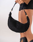 Borsa Half Moon vera pelle