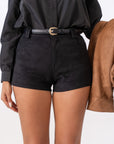 Shorts Eco Camoscio Black