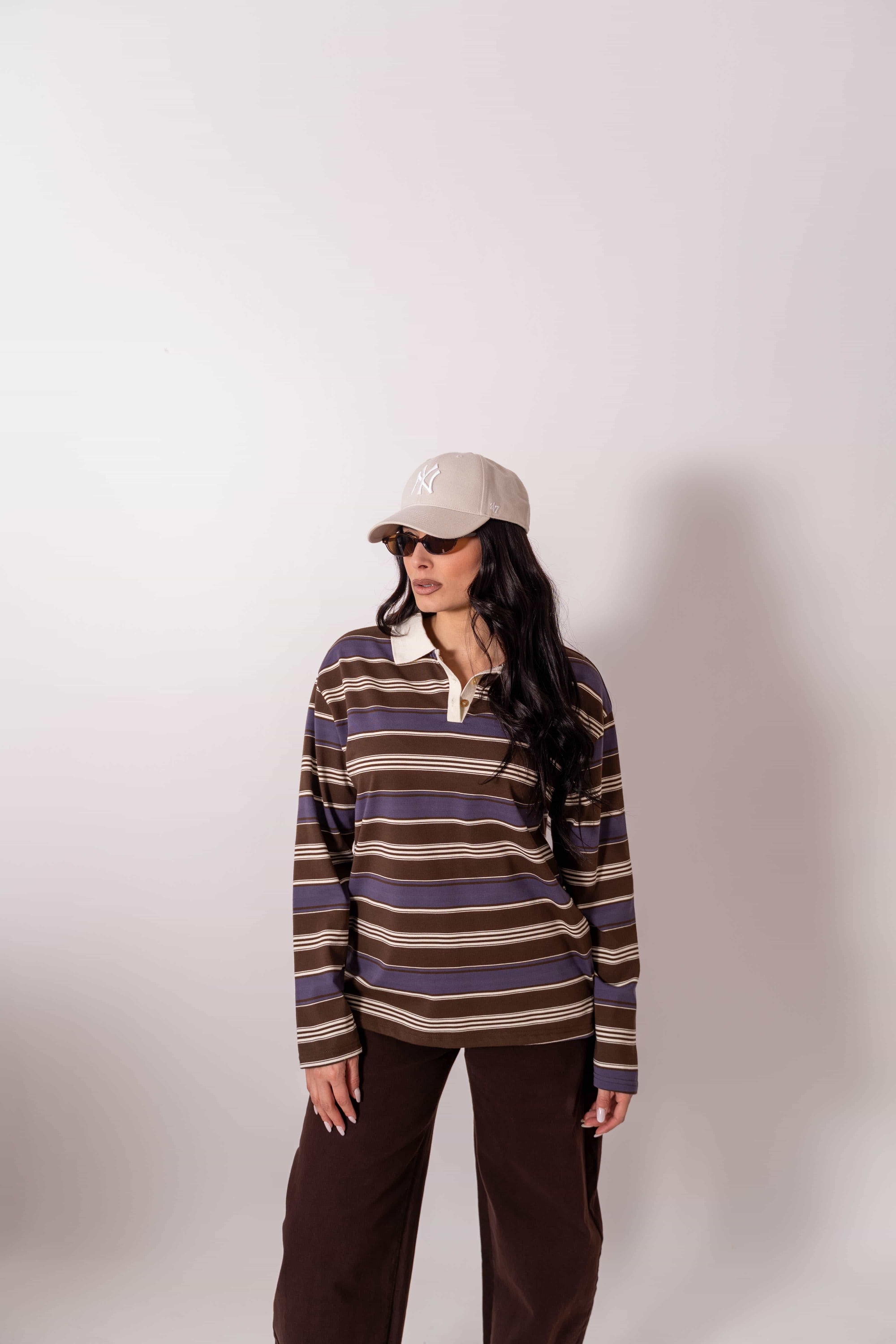Polo Blu&amp;Marrone - Stylish Moda