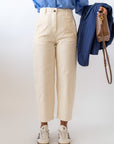 Pantalone Slouchy Cream