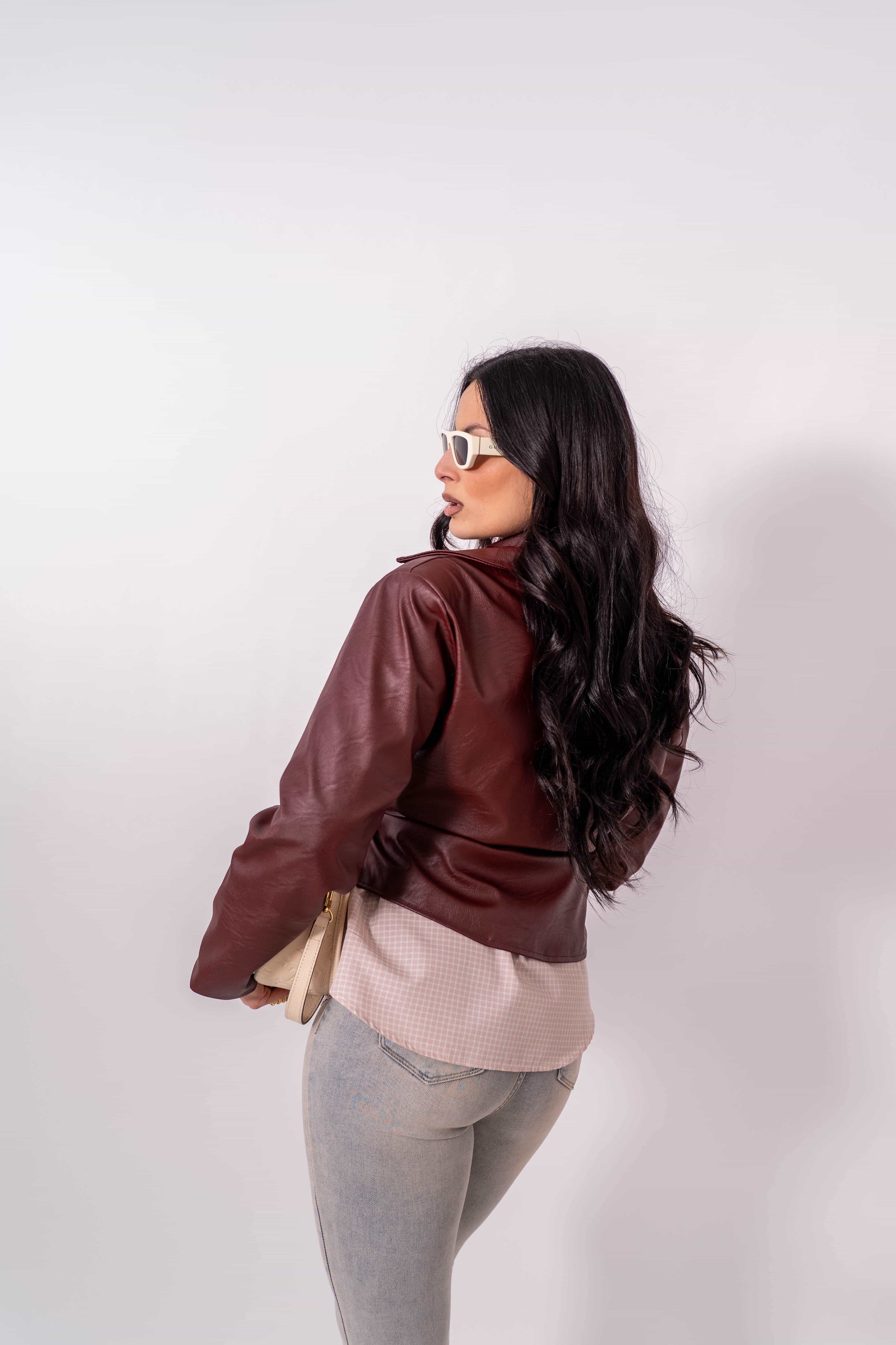 Trench In Ecopelle Crop