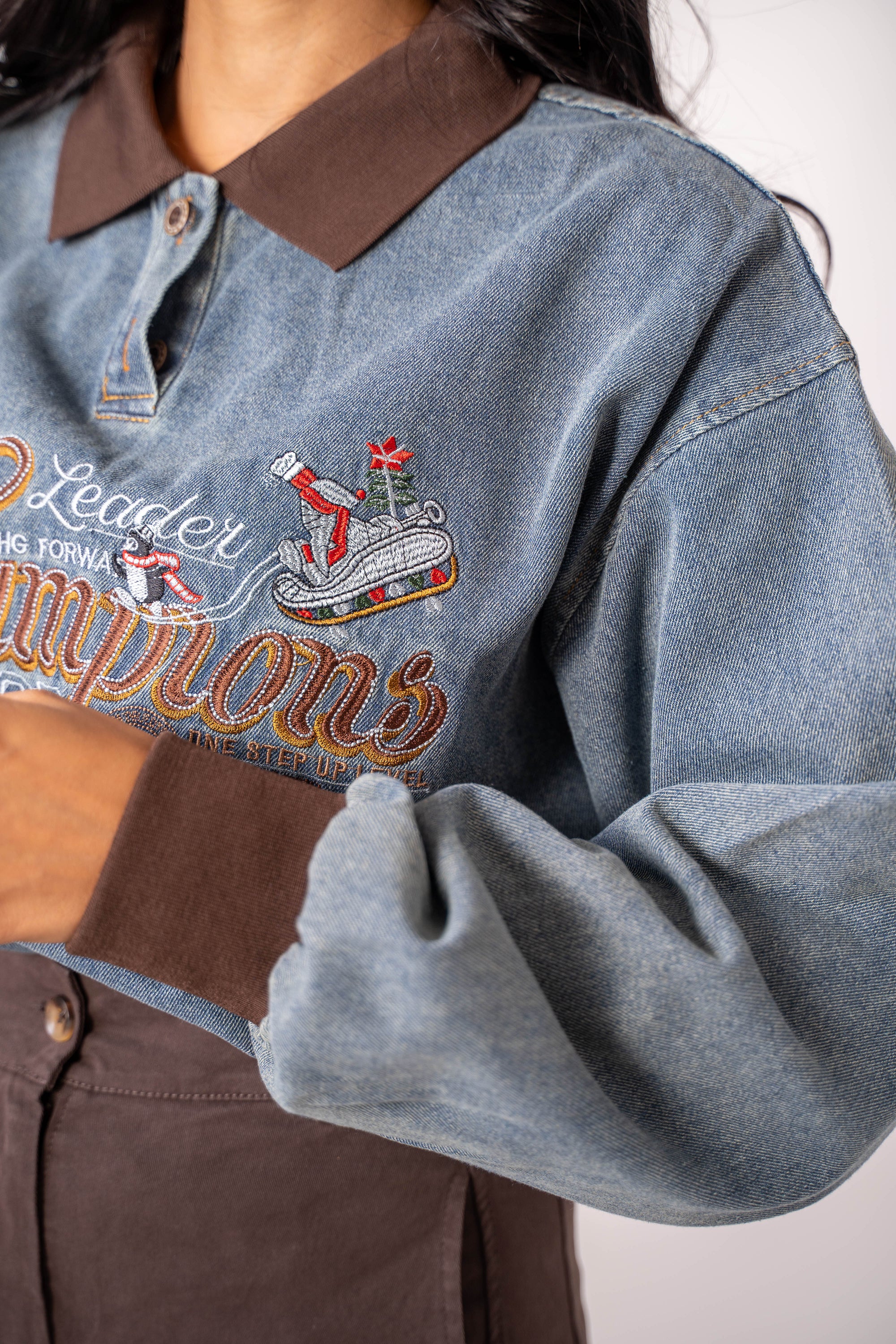 Polo Over In Denim