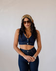 Top In Denim Amber