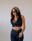 Top In Denim Amber