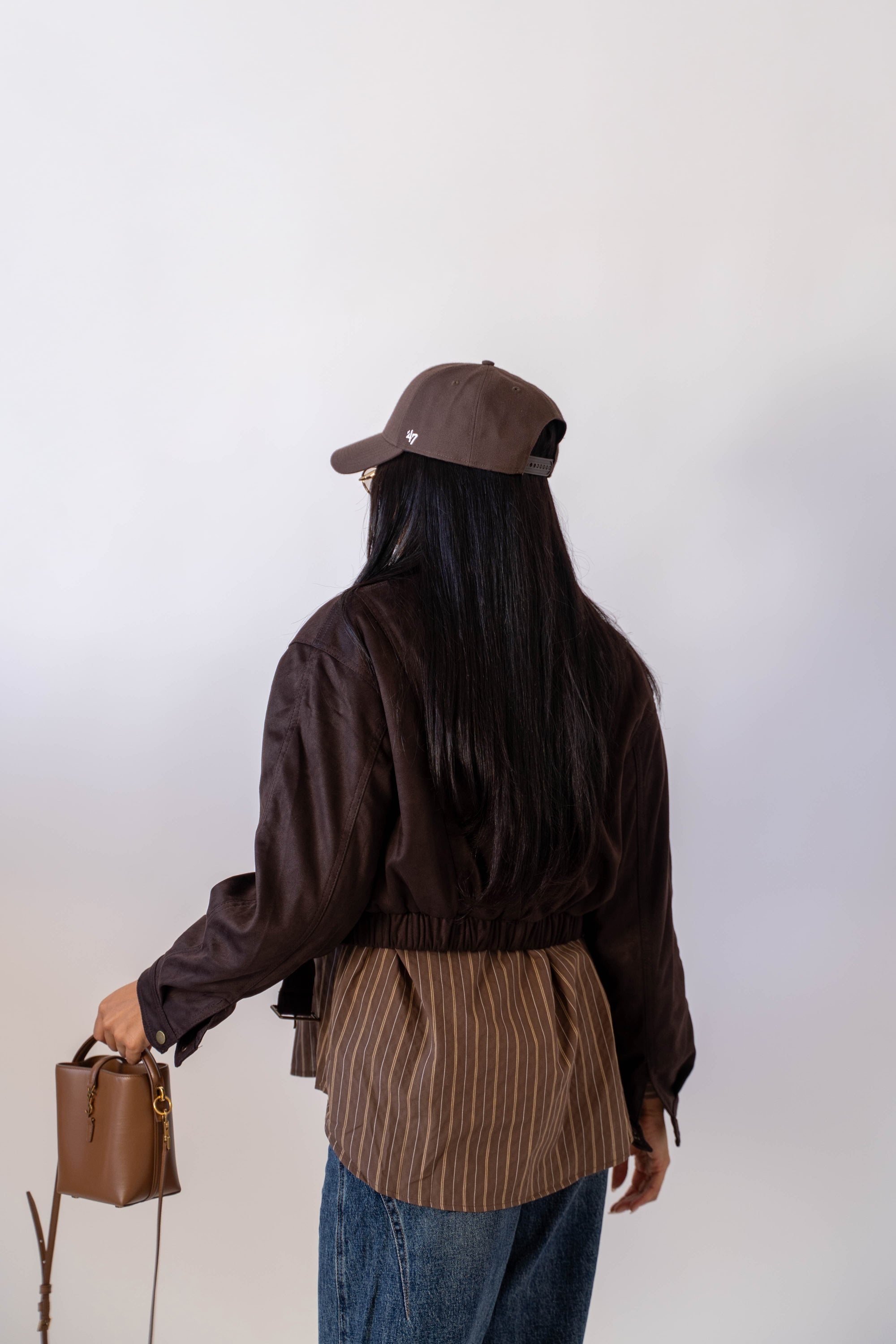 Giubbotto Eco Camoscio Coffee