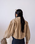 Giubbotto Eco Camoscio Beige