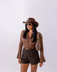 Blusa In Pizzo