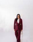 Tailleur Gessato Ambra