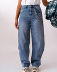 Jeans Ballon Denim Chiaro
