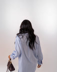 Camicia Over Azzurro
