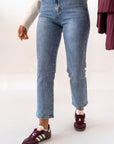 Jeans Mom denim Chiaro