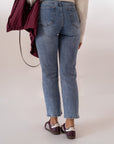 Jeans Mom denim Chiaro