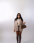 Giacca Monopetto Beige