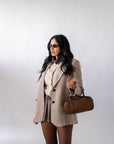 Giacca Monopetto Beige