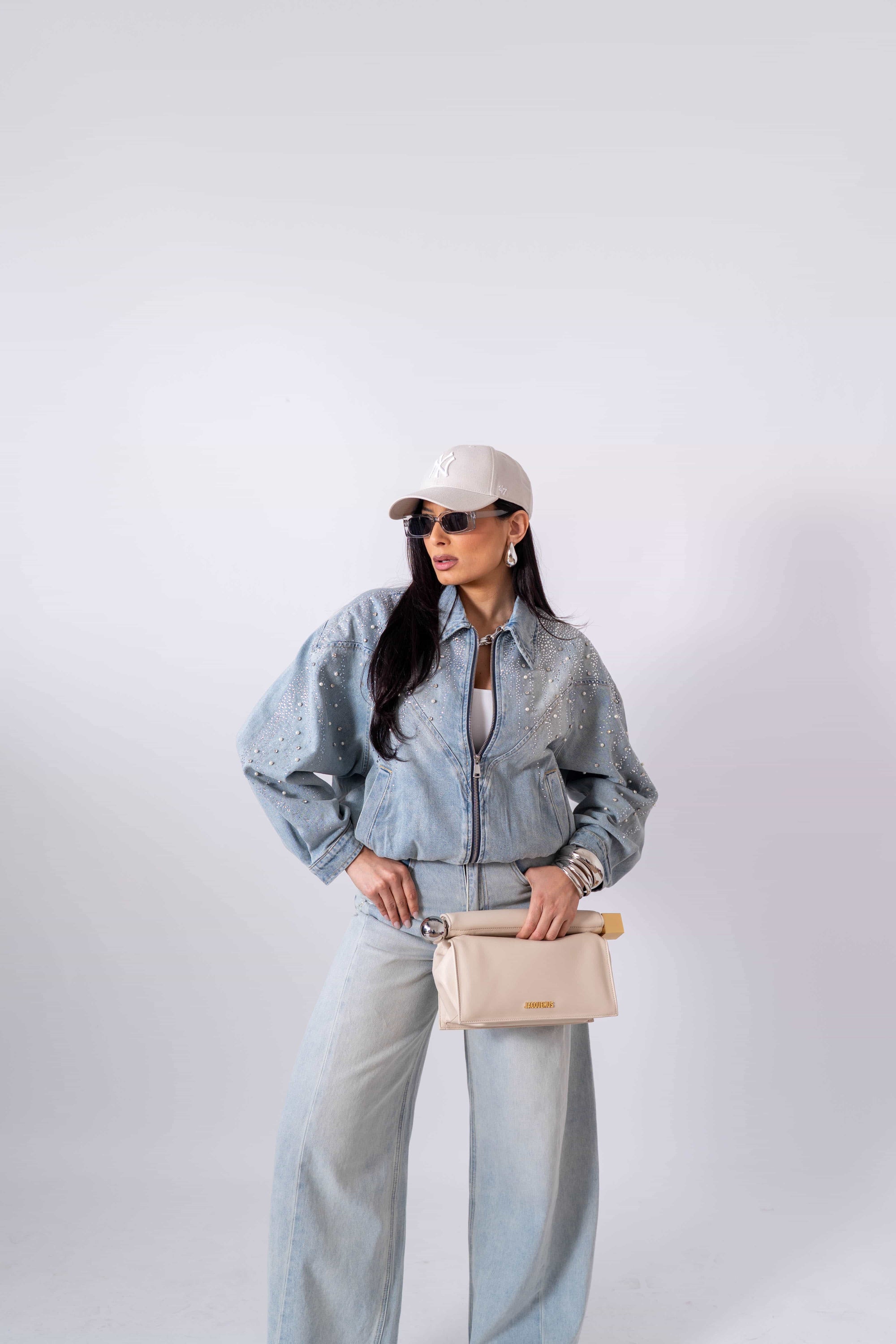 Giubbino In Denim Perla