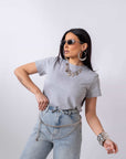 T-Shirt Grey - Stylish Moda