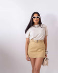 T-Shirt Cream - Stylish Moda