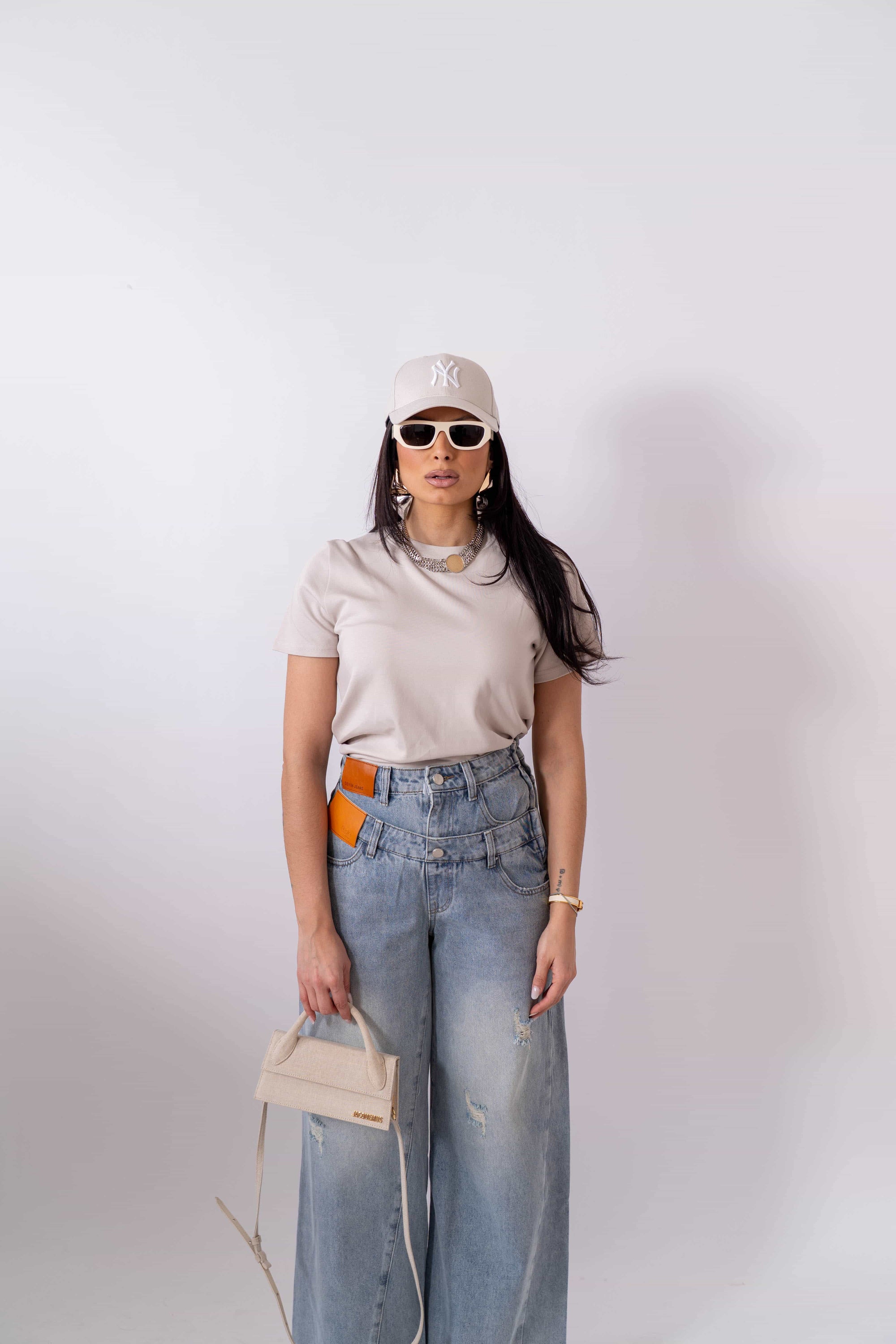 T-Shirt Beige - Stylish Moda