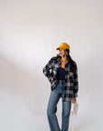 Camicia A Quadri Blue