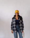 Camicia A Quadri Blue