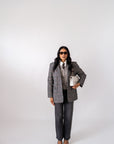 Blazer Effetto Spigato