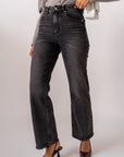 Jeans Wide Leg Grey
