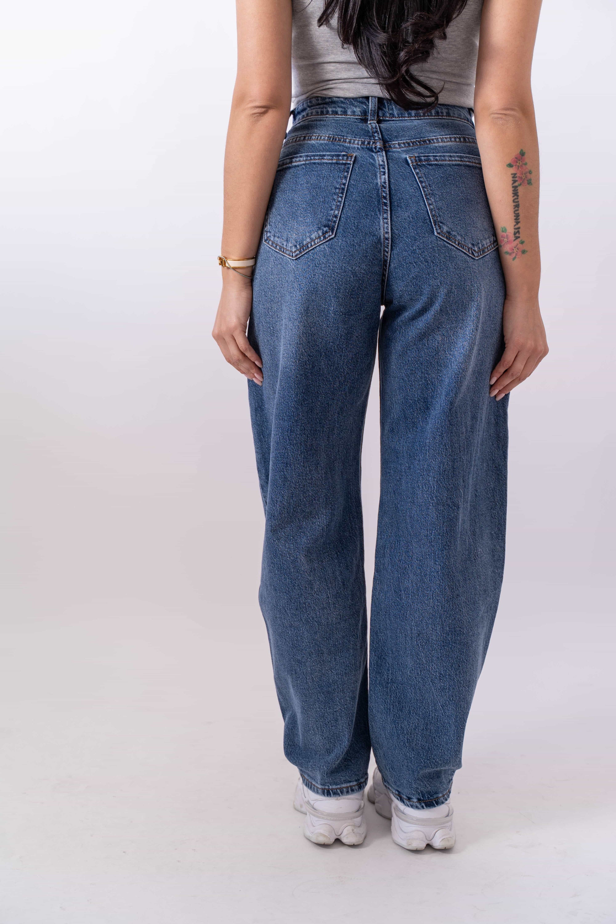 Jeans Balloon Fit Scuro