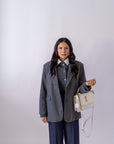 Blazer Over Monopetto Gessato