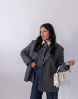 Blazer Over Monopetto Gessato