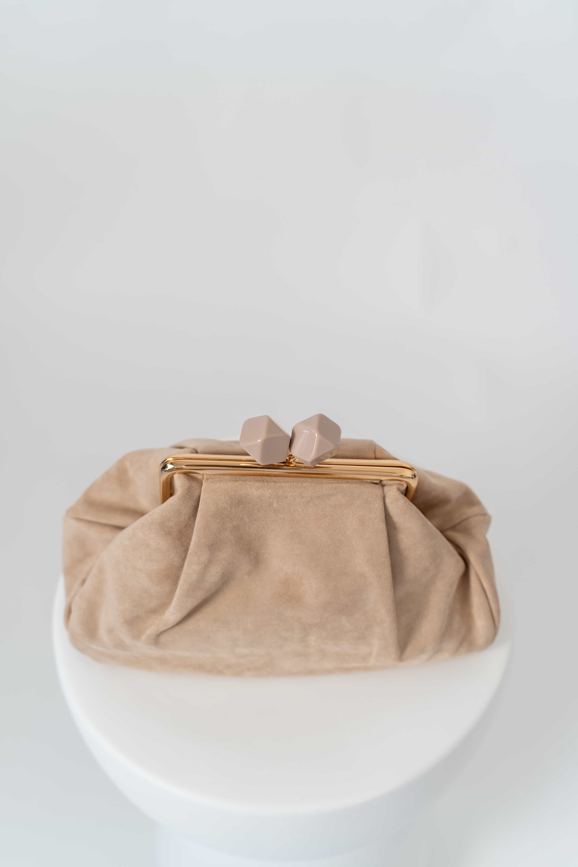 Borsa A Mano In Ecocamoscio