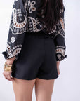 Pantagonna Dark Con Cintura - Stylish Moda