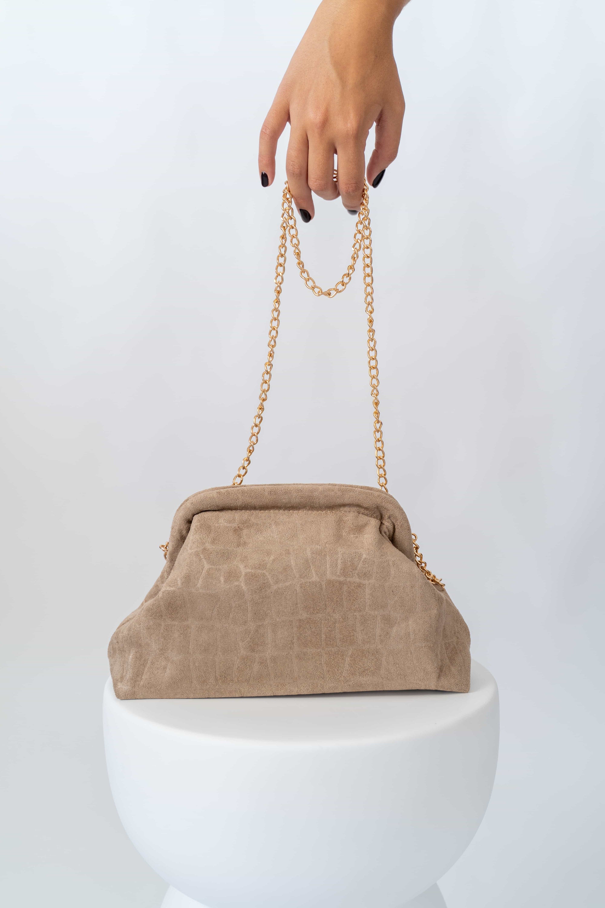 Borsa Clutch Crocodile