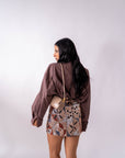 Camicia Over Basic Brown