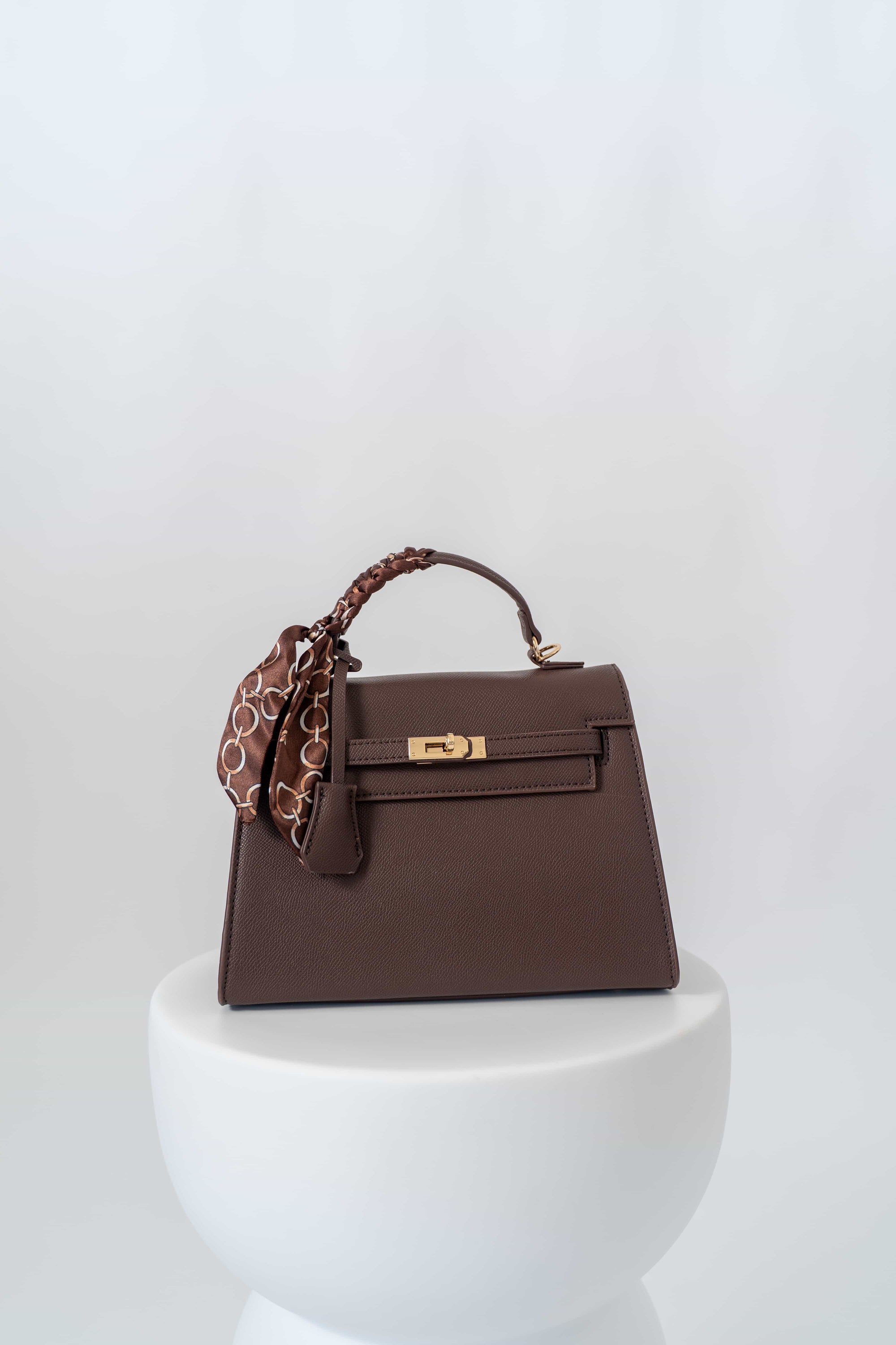 Borsa A Mano Con Foulard