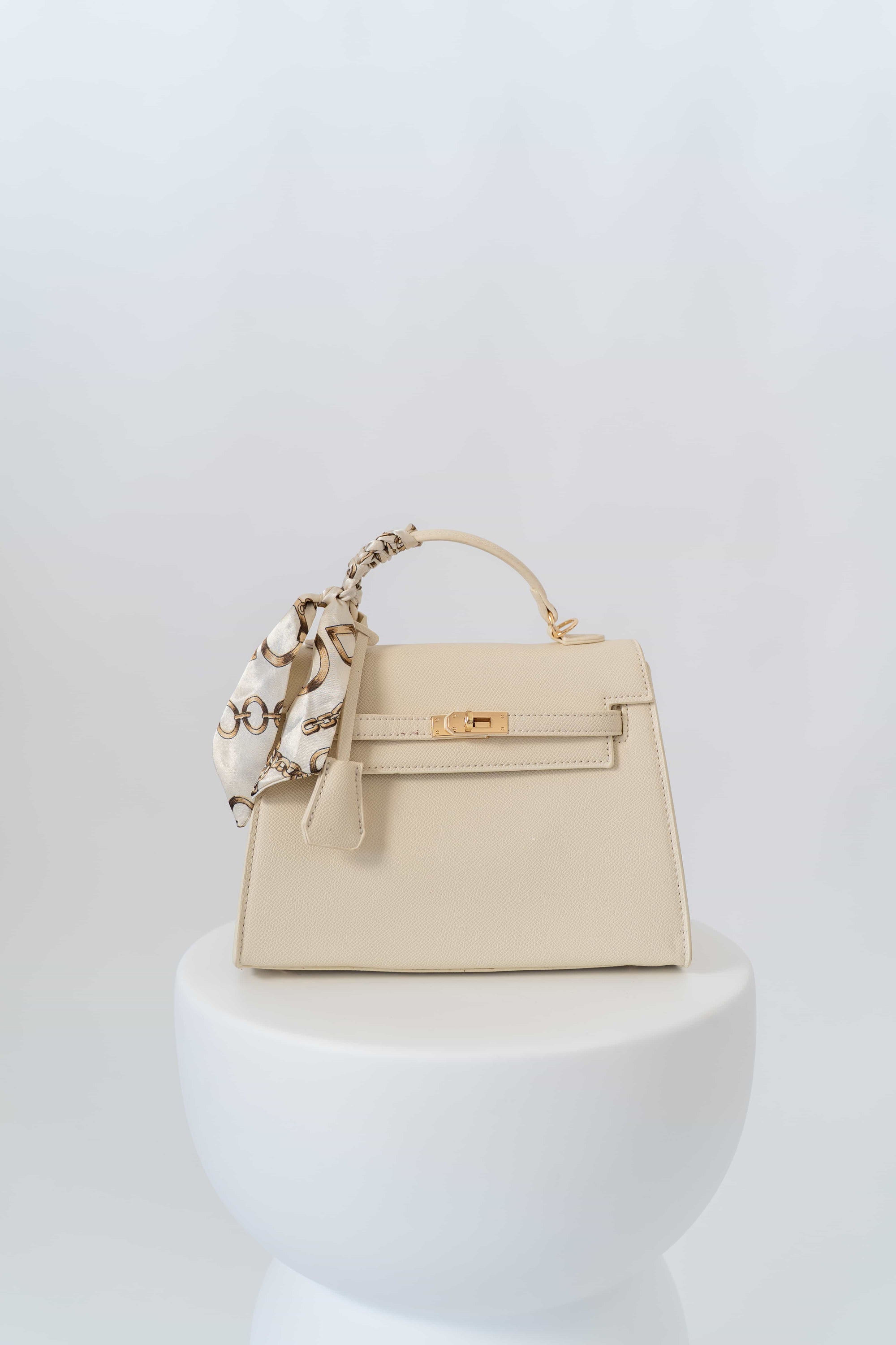 Borsa A Mano Con Foulard