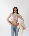 Maglia Floral Lace