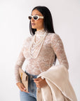 Maglia Floral Lace
