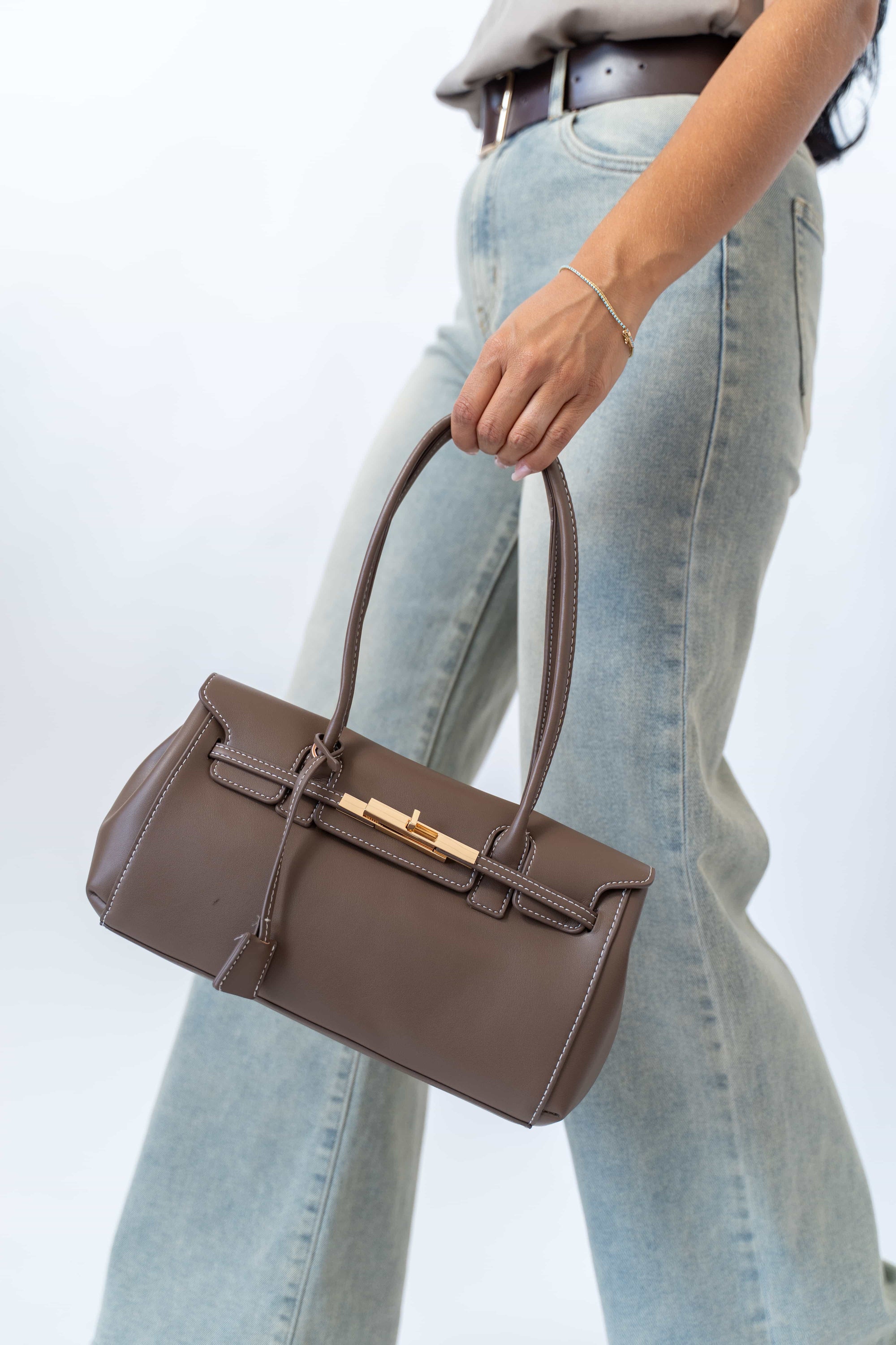 Borsa A Spalla In Ecopelle