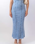 Longuette In Denim - Stylish Moda