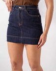 Minigonna In Denim Crop - Stylish Moda