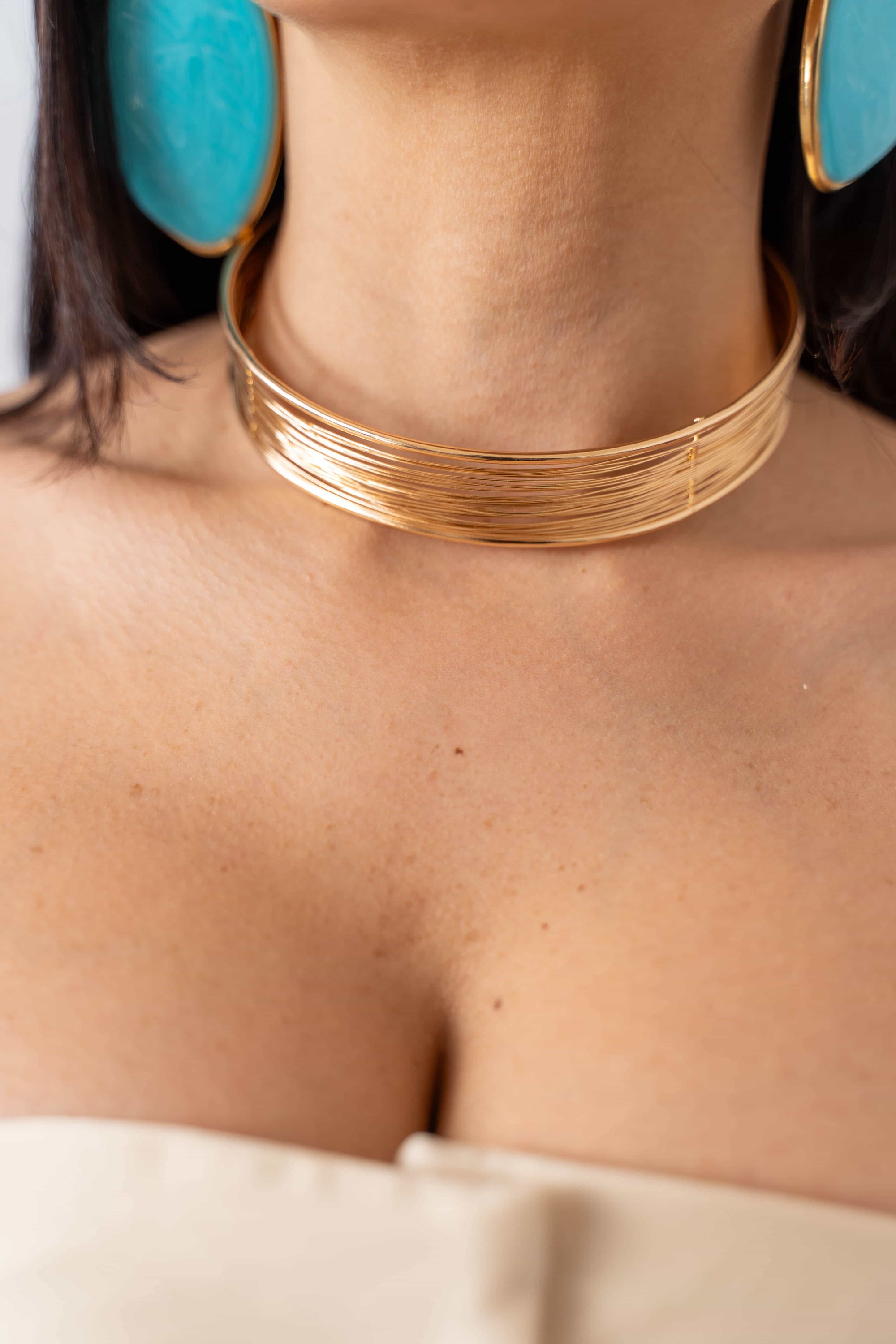 Collana Girocollo Rigida Gold - Stylish Moda