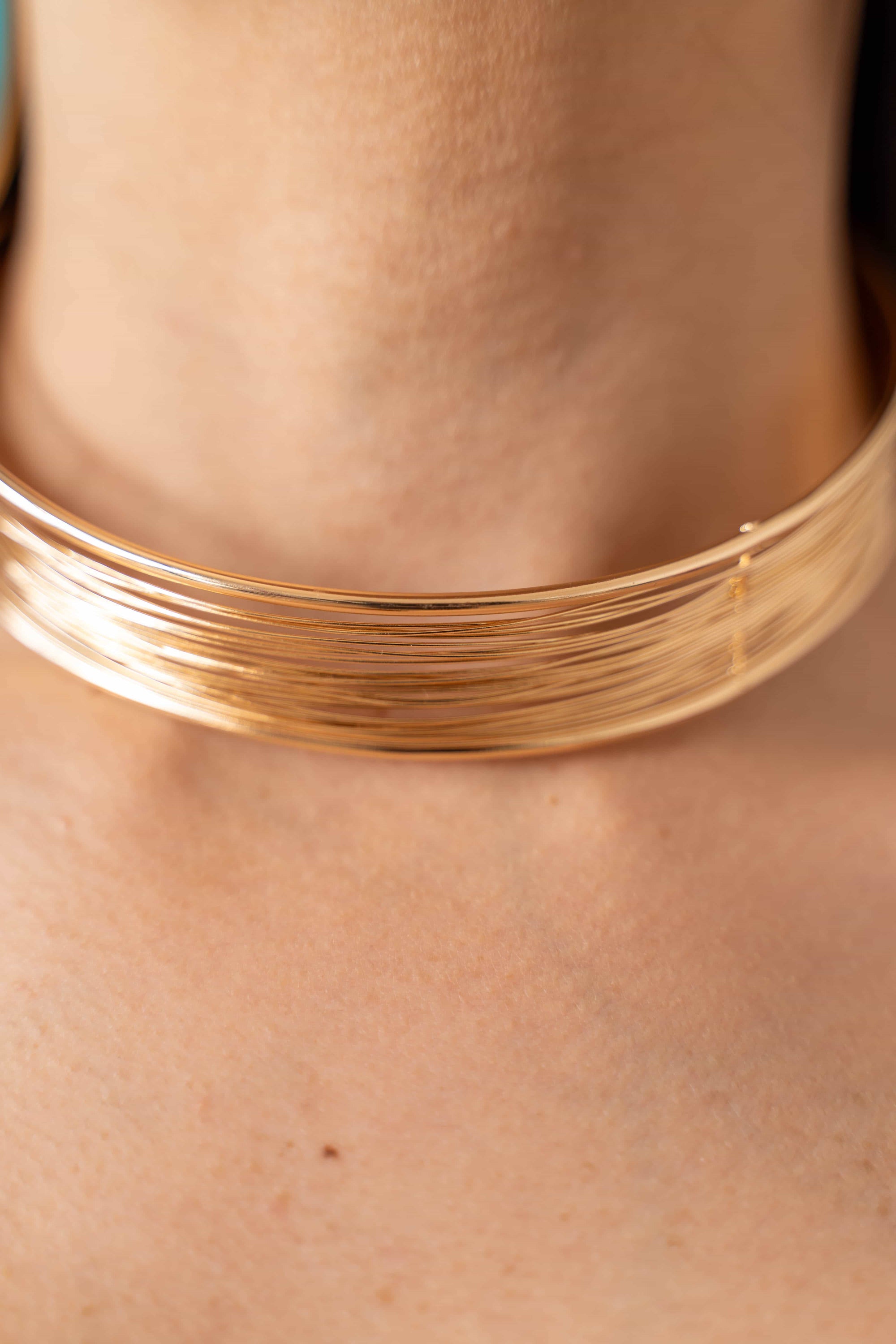 Collana Girocollo Rigida Gold - Stylish Moda