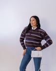 Maglione A Righe Chocolate