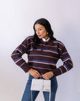 Maglione A Righe Chocolate