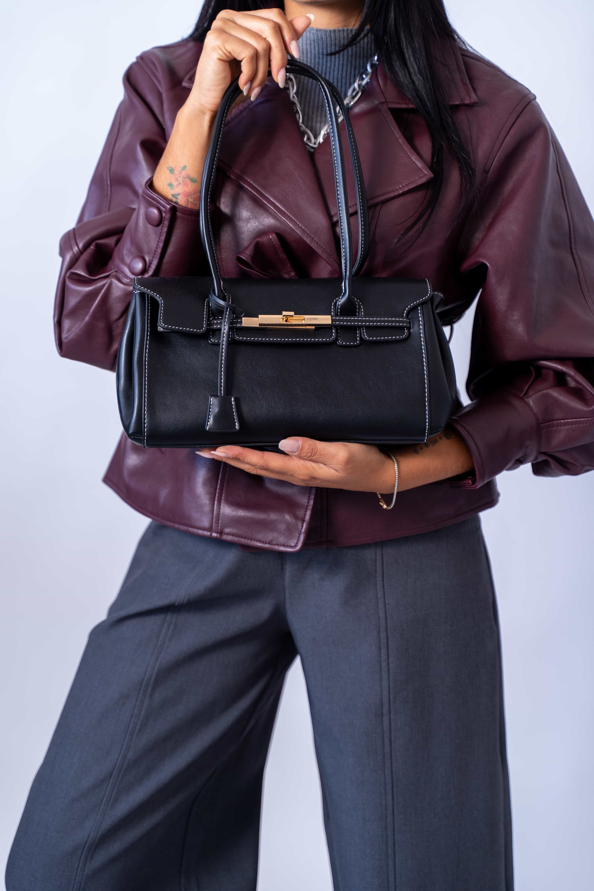 Borsa A Spalla In Ecopelle