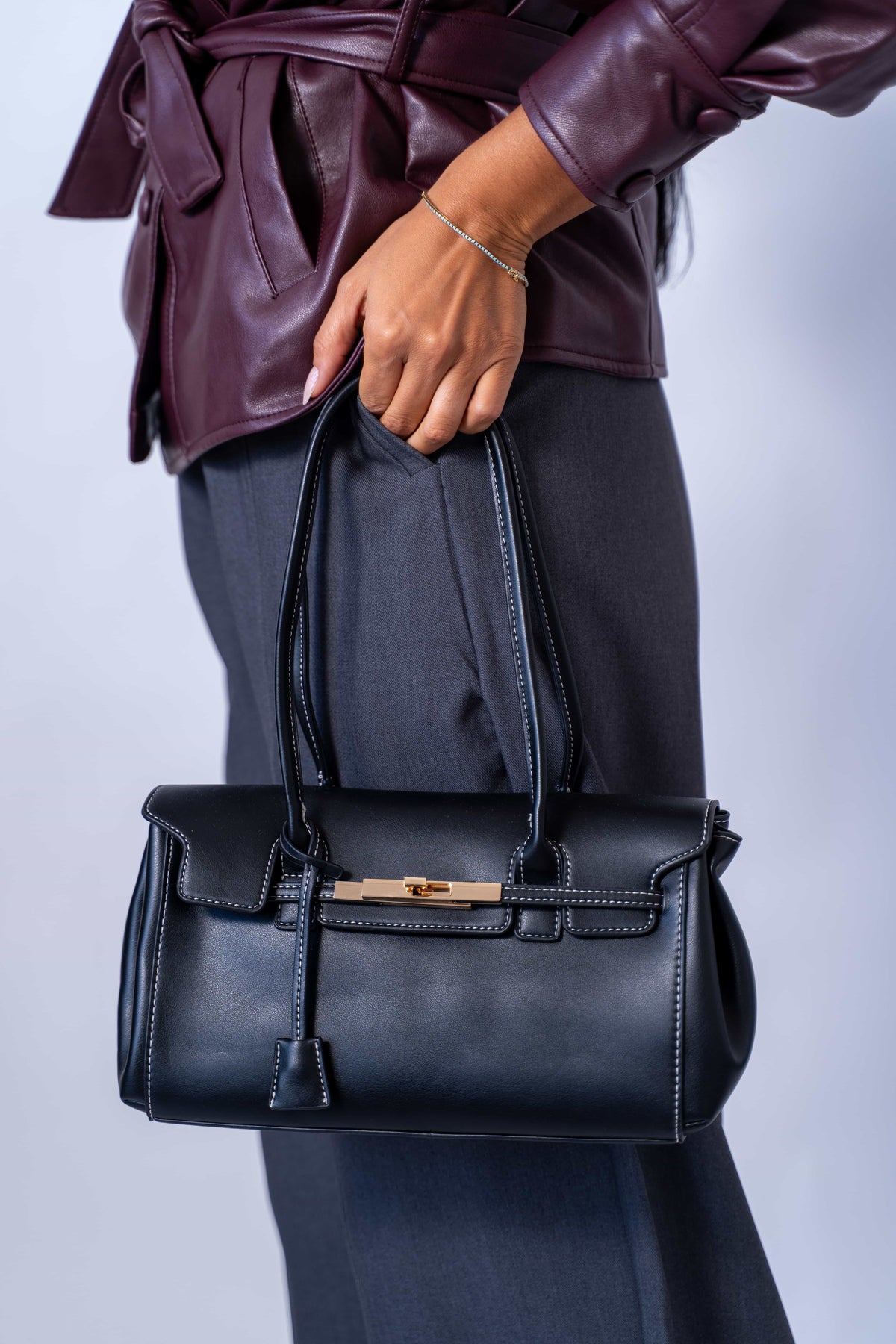 Borsa A Spalla In Ecopelle