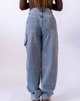Jeans Balloon Con Strass