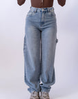Jeans Balloon Con Strass