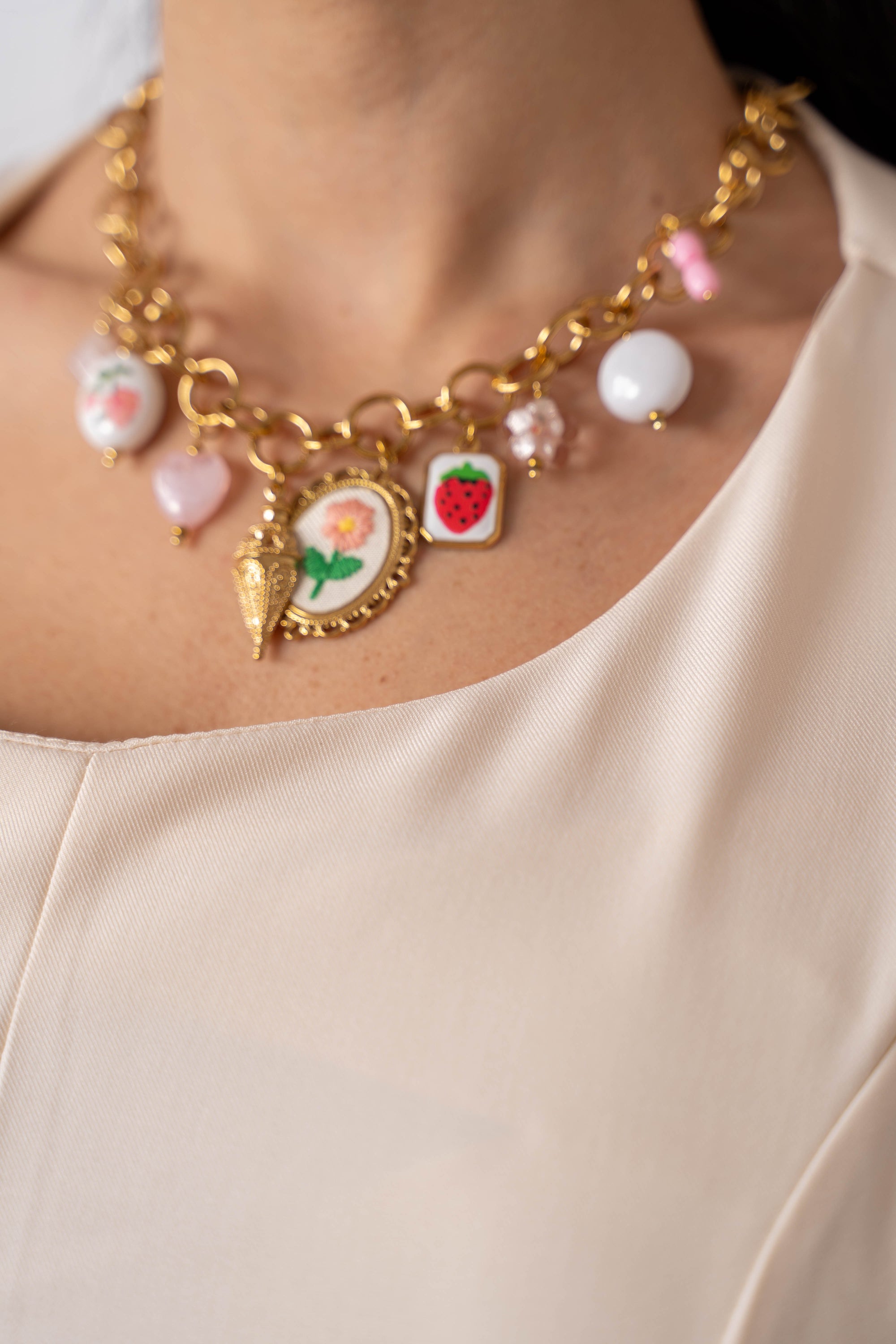 Collana Pink Margaritas - Stylish Moda