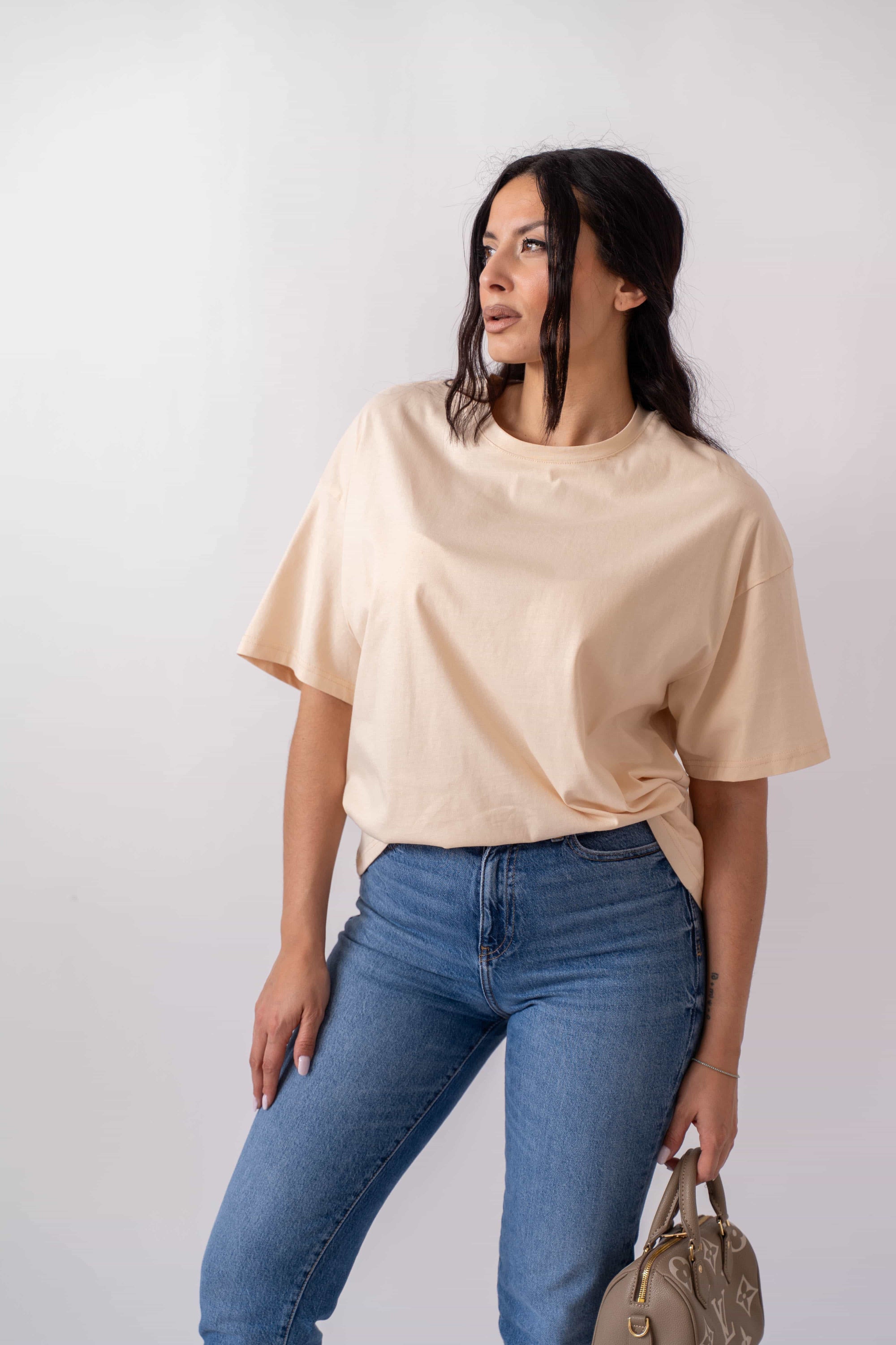 T-Shirt Cream Basic